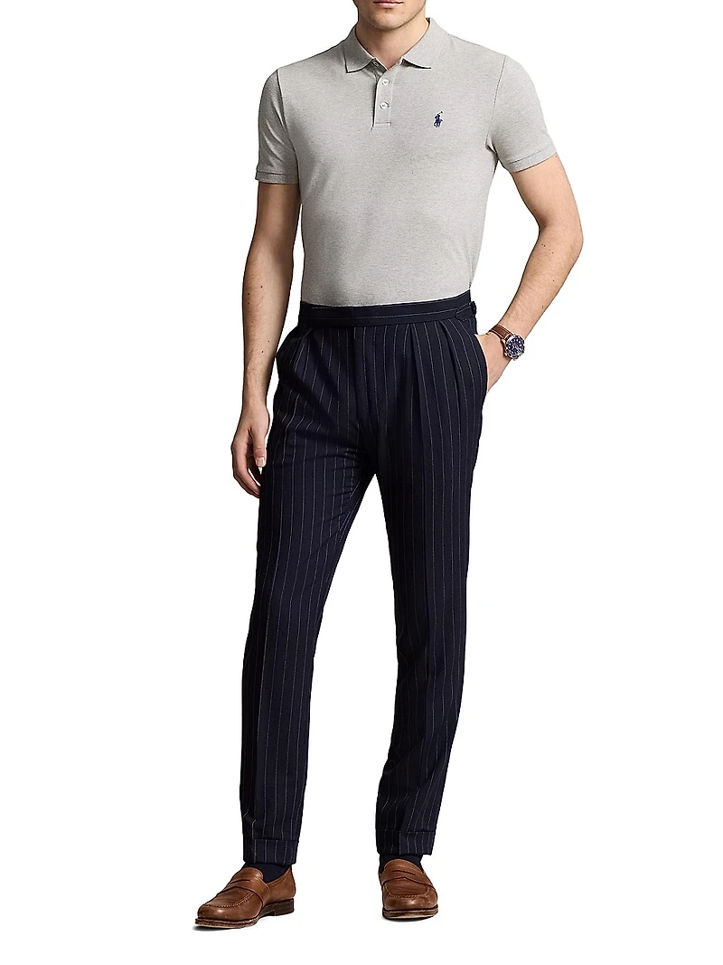 Stretch Cotton-Blend Polo Shirt
