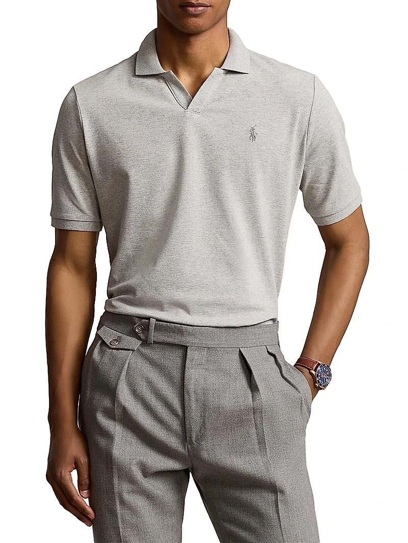 Stretch Cotton-Blend Polo Shirt
