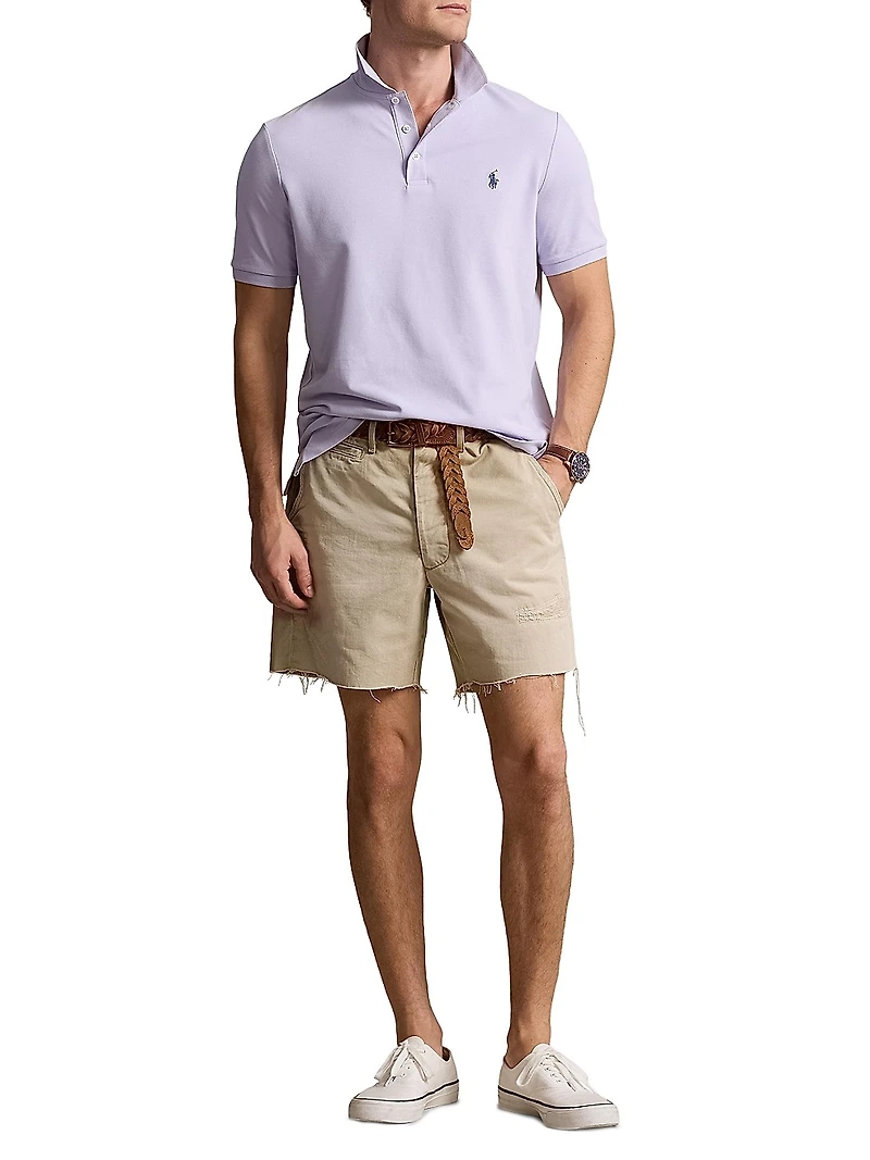 Stretch Cotton-Blend Polo Shirt