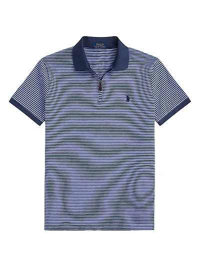 Stretch-Mesh Polo Shirt
