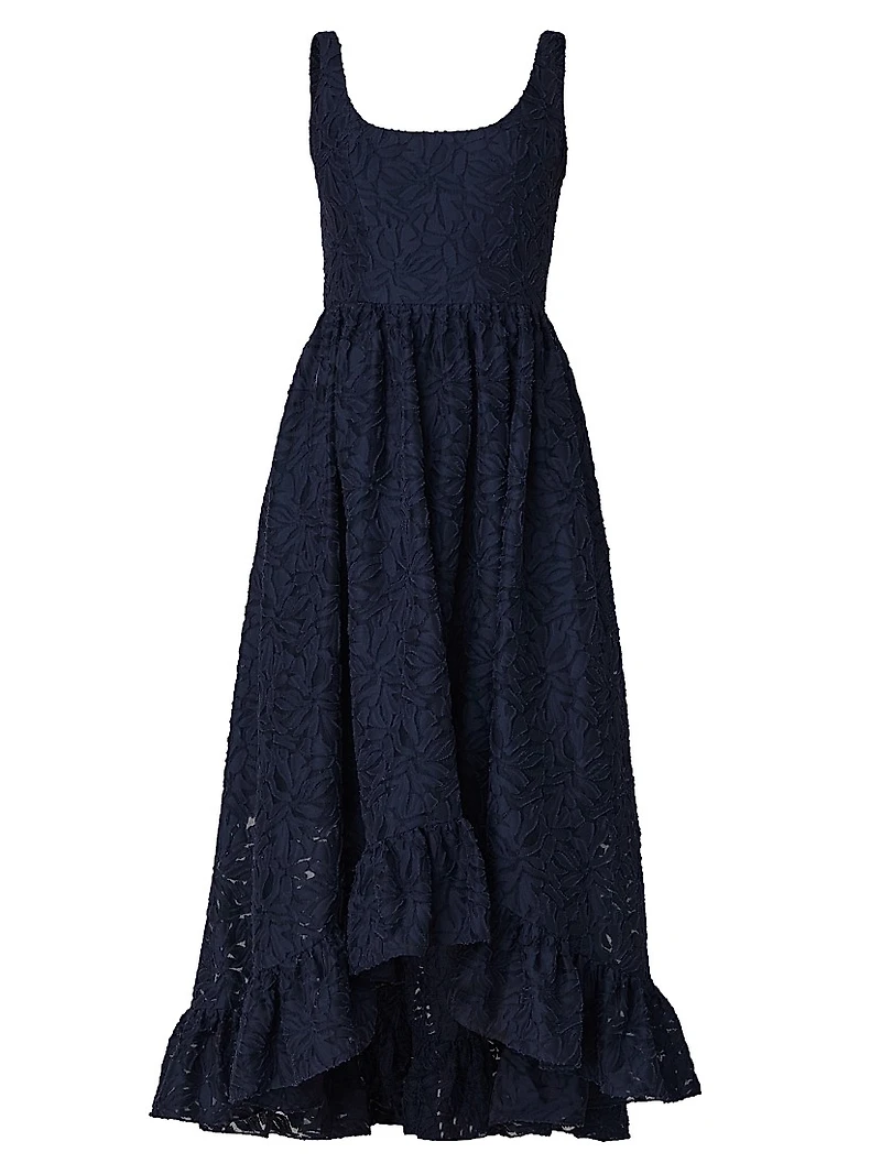 Neela Floral Squareneck Maxi Dress