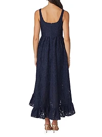 Neela Floral Squareneck Maxi Dress