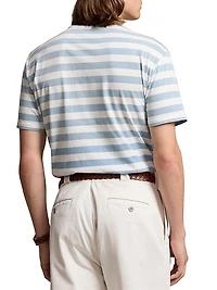 Striped Logo Cotton T-Shirt