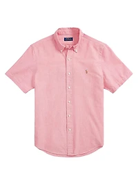 Classic Oxford Short-Sleeve Sport Shirt