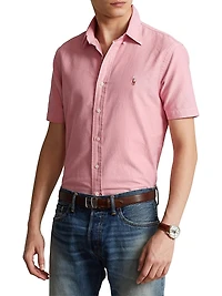 Classic Oxford Short-Sleeve Sport Shirt