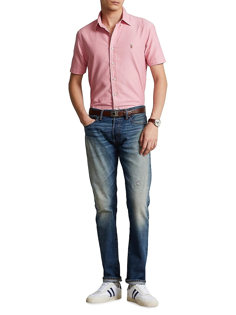 Classic Oxford Short-Sleeve Sport Shirt