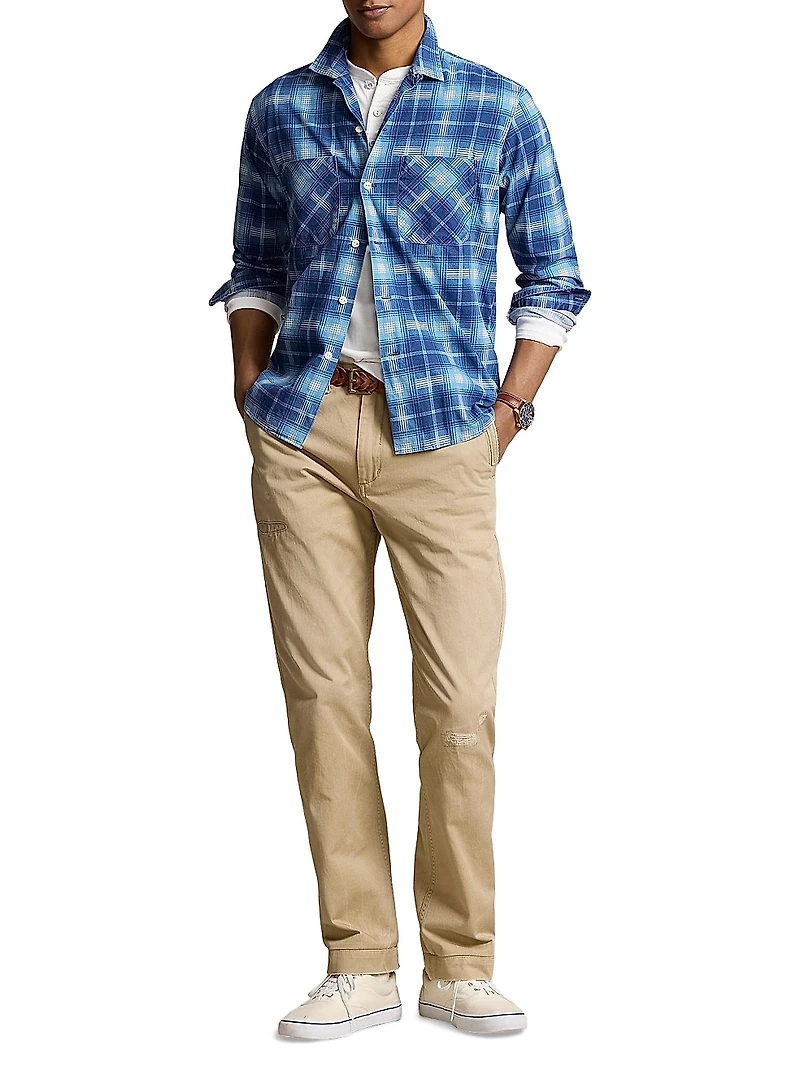 Printed Flannel Sport Shirt