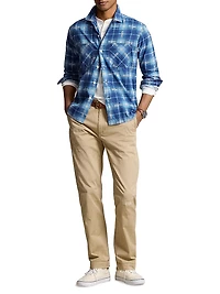 Printed Flannel Sport Shirt