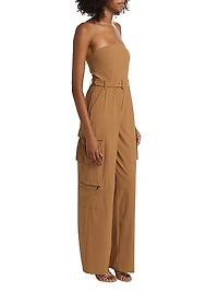 Sachiko Strapless Cargo Jumpsuit