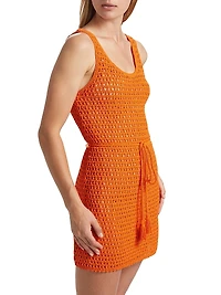 Tomoko Tie-Waist Minidress