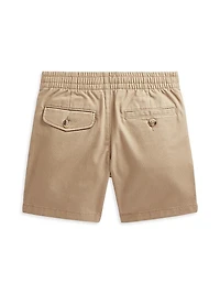 Little Boy's & Cotton Flat Front Shorts