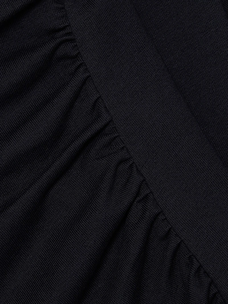 Jersey Short-Sleeve Midi-Dress