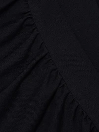 Jersey Short-Sleeve Midi-Dress