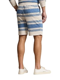 Striped Cotton Shorts