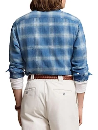 Check Long-Sleeve Sport Shirt