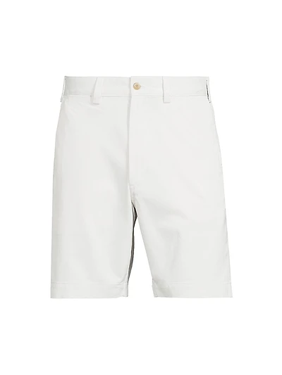 Cotton Flat-Front Shorts