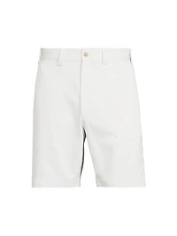 Cotton Flat-Front Shorts