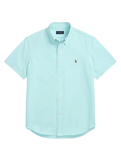 Oxford Short-Sleeve Sport Shirt