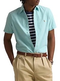 Oxford Short-Sleeve Sport Shirt