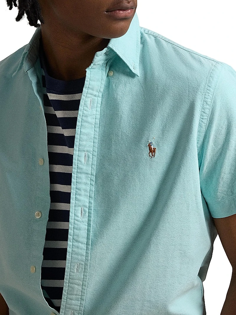 Oxford Short-Sleeve Sport Shirt