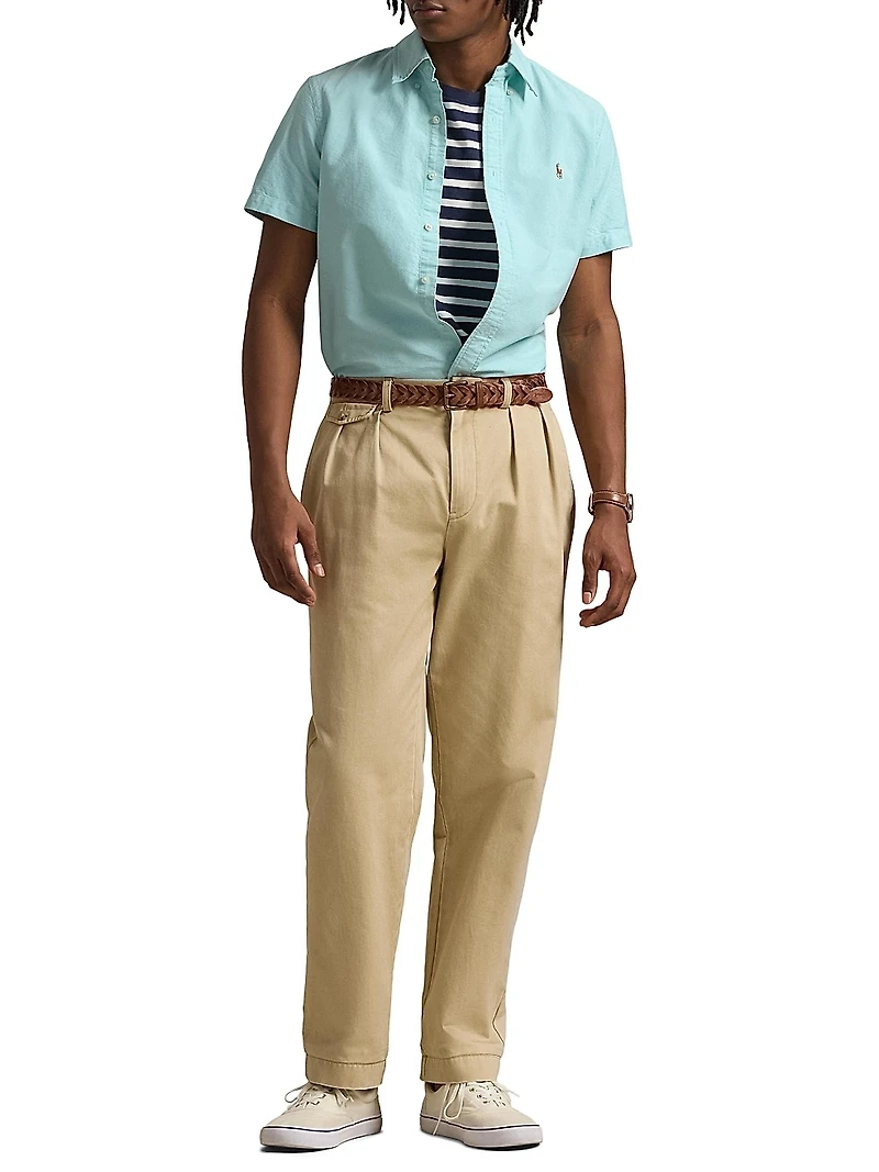 Oxford Short-Sleeve Sport Shirt