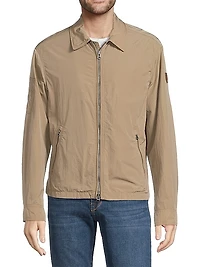 Woven Zip-Front Jacket