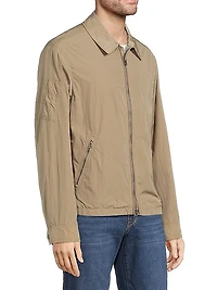 Woven Zip-Front Jacket