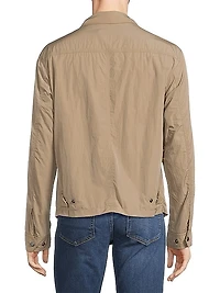 Woven Zip-Front Jacket