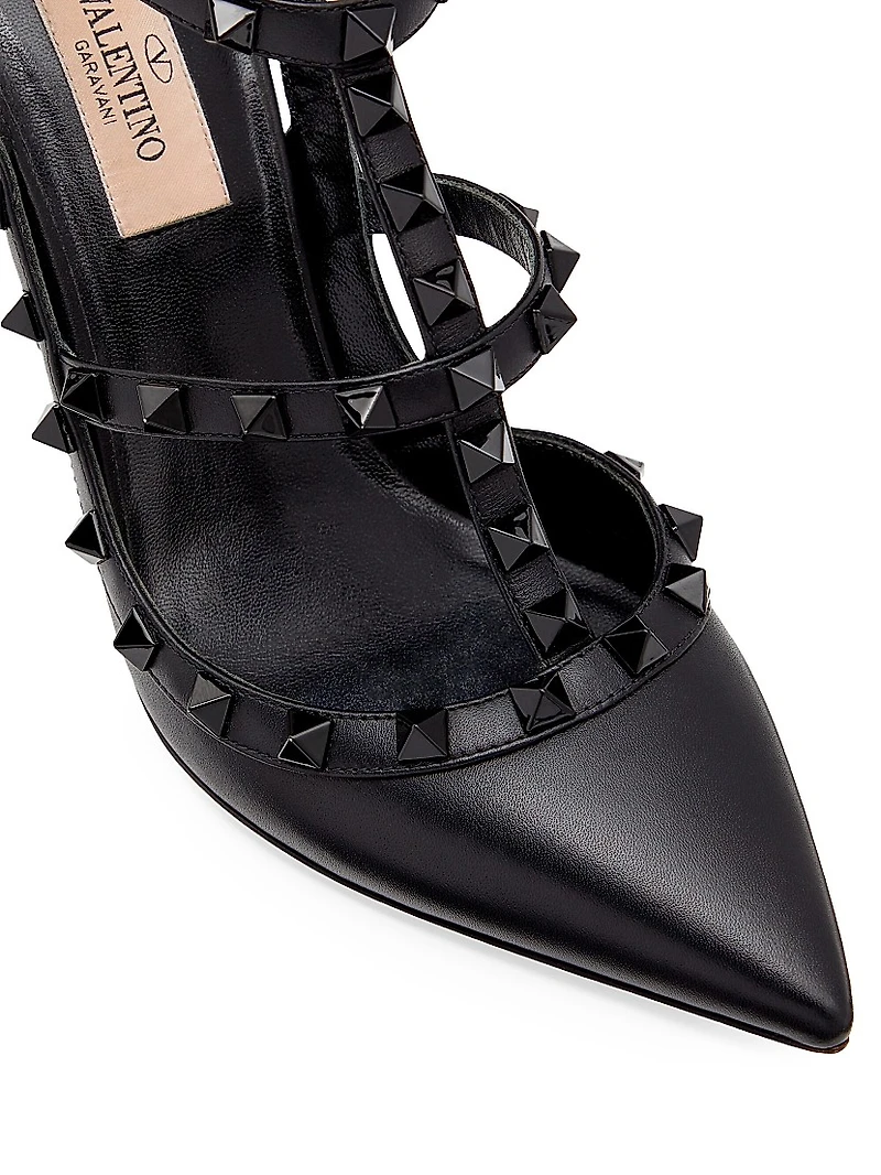 Rockstud Ankle Strap Pumps 100MM