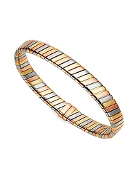 Serpenti Tubogas 18K Yellow, White & Rose Gold Bracelet