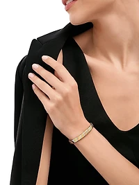 Serpenti Tubogas 18K Yellow, White & Rose Gold Bracelet