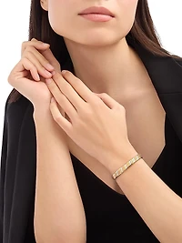 Serpenti Tubogas 18K Yellow, White & Rose Gold Bracelet