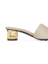 G Cube Mules in Leather