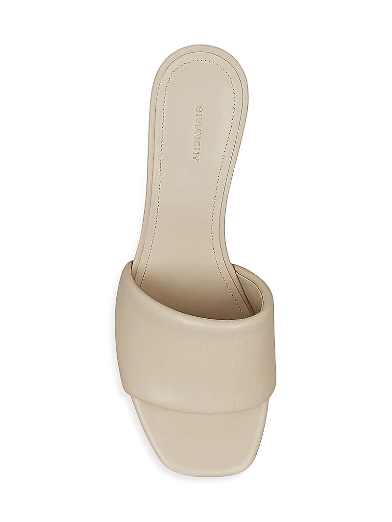 G Cube Mules in Leather