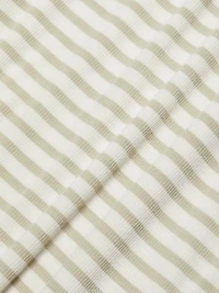 Rib-Knit Stripe Tank Midi-Dress