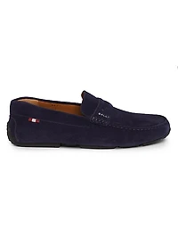 Palven Suede Penny Loafers