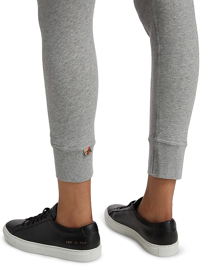 Logo Cotton Crop Sweatpants