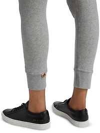 Logo Cotton Crop Sweatpants