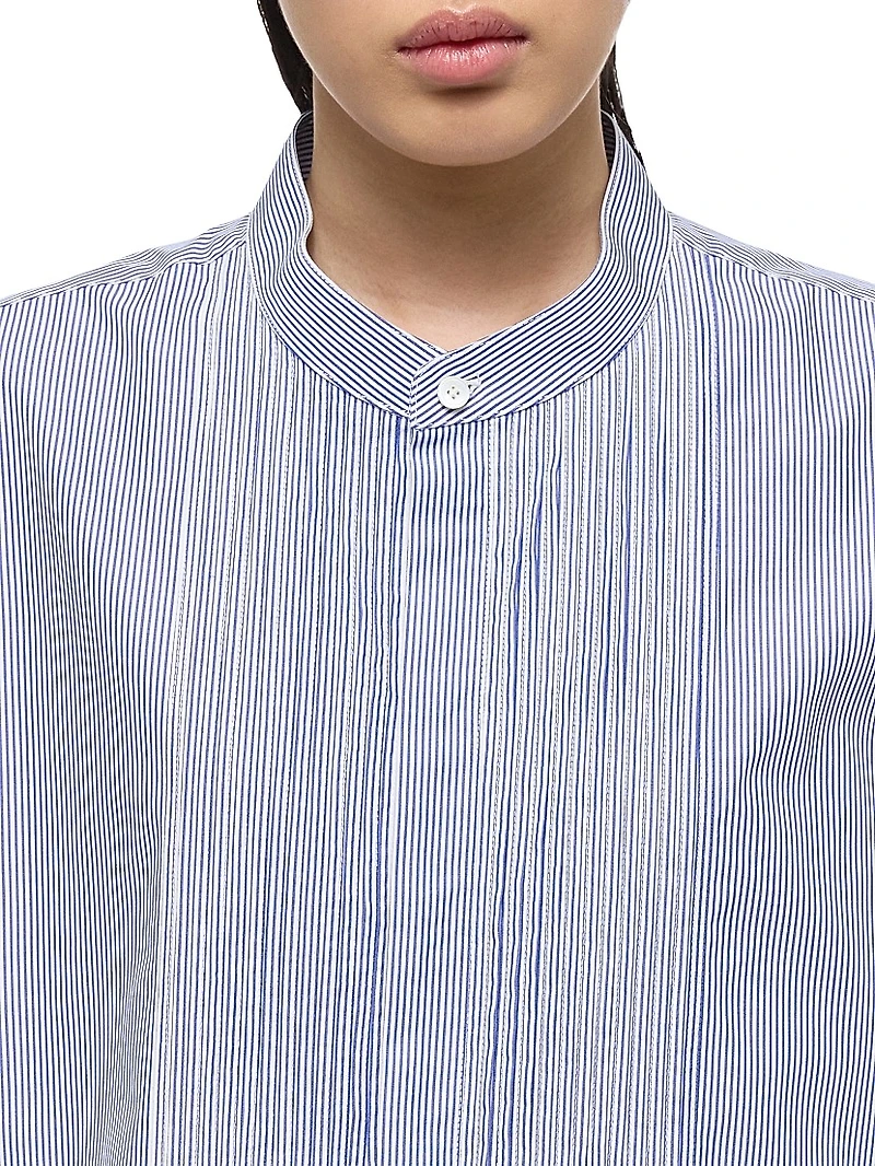 Pinstripe Sleeveless Shirt