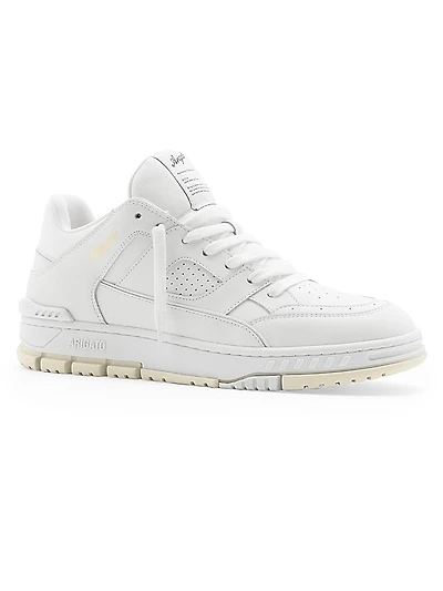 Area Low-Top Leather Sneakers