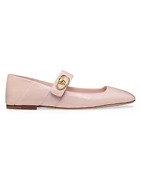 VLogo Locker Mary Jane Ballerina Flats Naplack