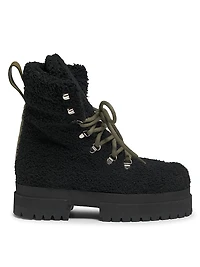 Acacia Teddy Lace-Up Hiking Boots
