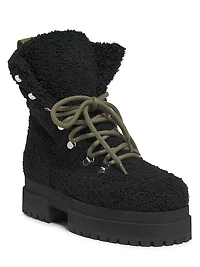 Acacia Teddy Lace-Up Hiking Boots