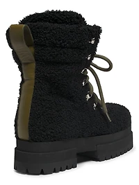 Acacia Teddy Lace-Up Hiking Boots