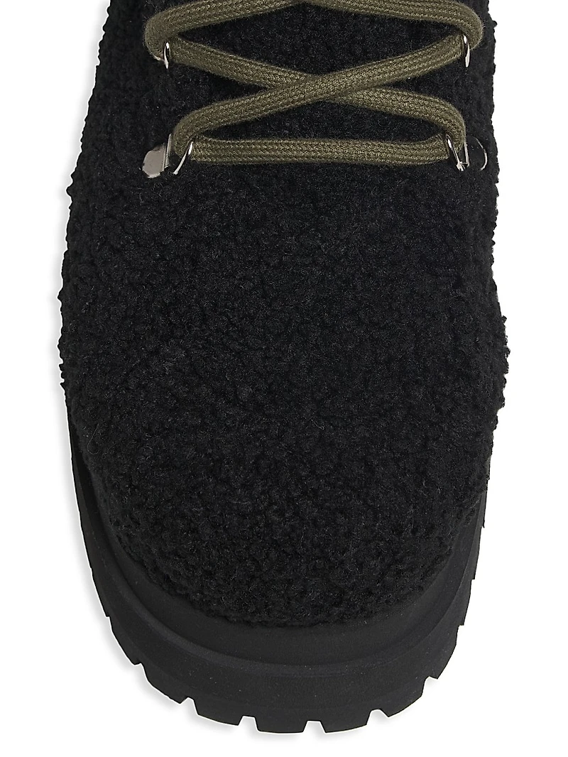 Acacia Teddy Lace-Up Hiking Boots