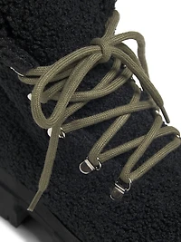 Acacia Teddy Lace-Up Hiking Boots