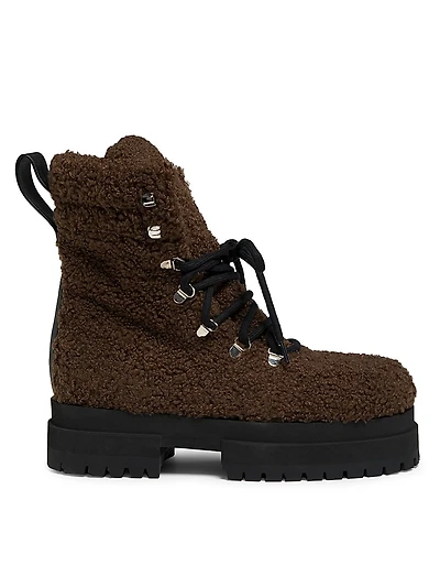 Acacia Teddy Lace-Up Hiking Boots