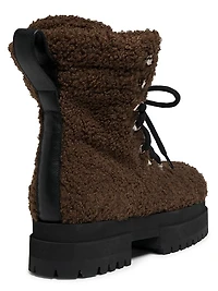 Acacia Teddy Lace-Up Hiking Boots