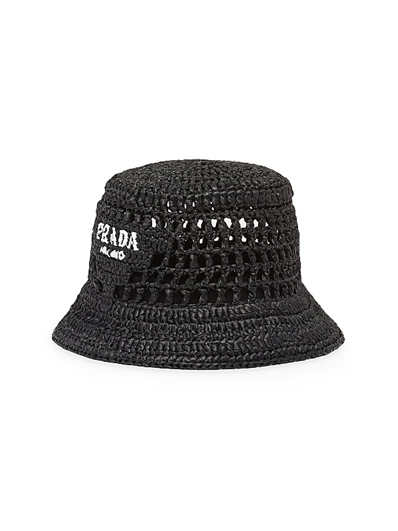 Woven Fabric Bucket Hat