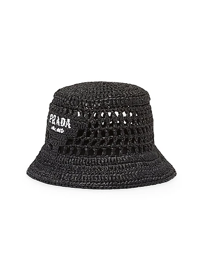 Woven Fabric Bucket Hat